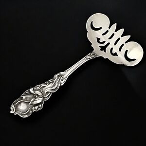 Antique Tulip by Fesseden & Co. Sterling Silver Serving Fork 4.5"